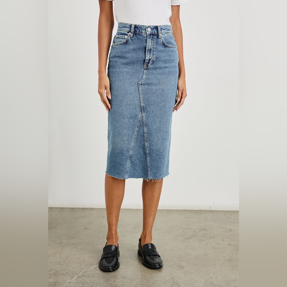 New ~ RAILS The Highland Denim Skirt in Vintage Sapphire Size 26